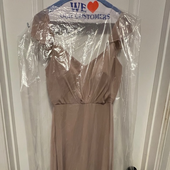 Birdie Grey Bridesmaid Dress (Kae) - Picture 8 of 10